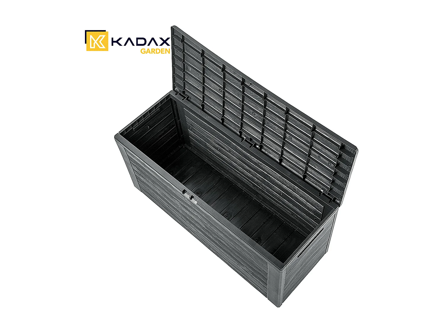 KADAX Coffre De Balcon De Jardin 280L Pour Balcon De Jardin Terrasse Anthracite