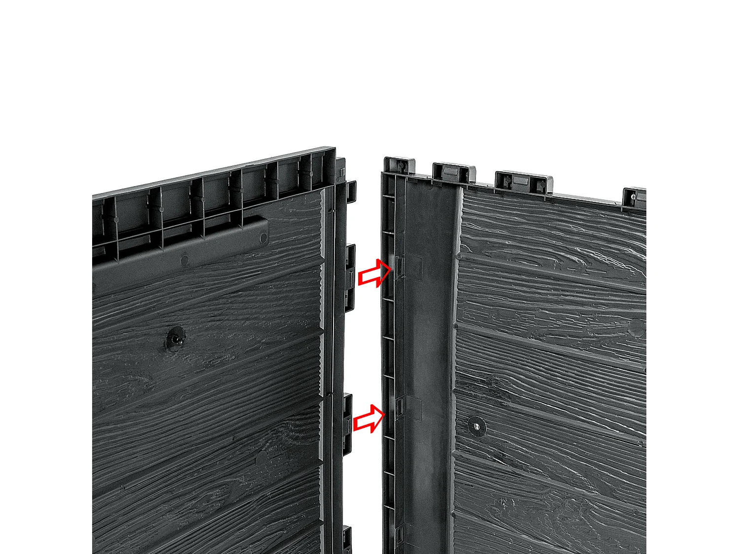 KADAX Coffre De Balcon De Jardin 280L Pour Balcon De Jardin Terrasse Anthracite