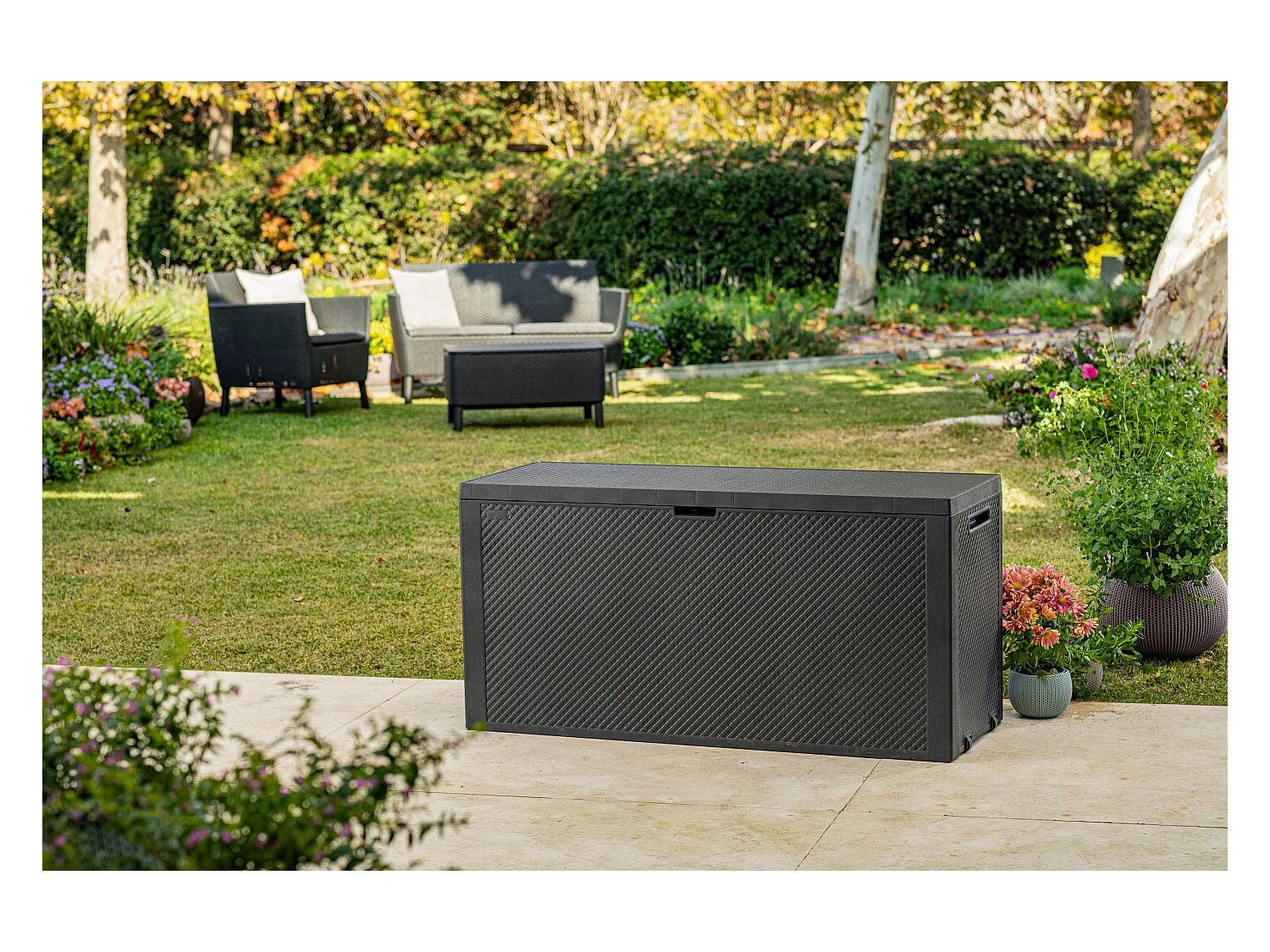 Bac de Jardin de Balcon pour le Jardin Graphite 280 L