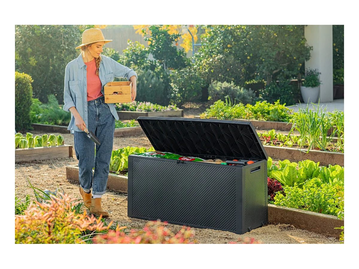 Bac de Jardin de Balcon pour le Jardin Graphite 280 L