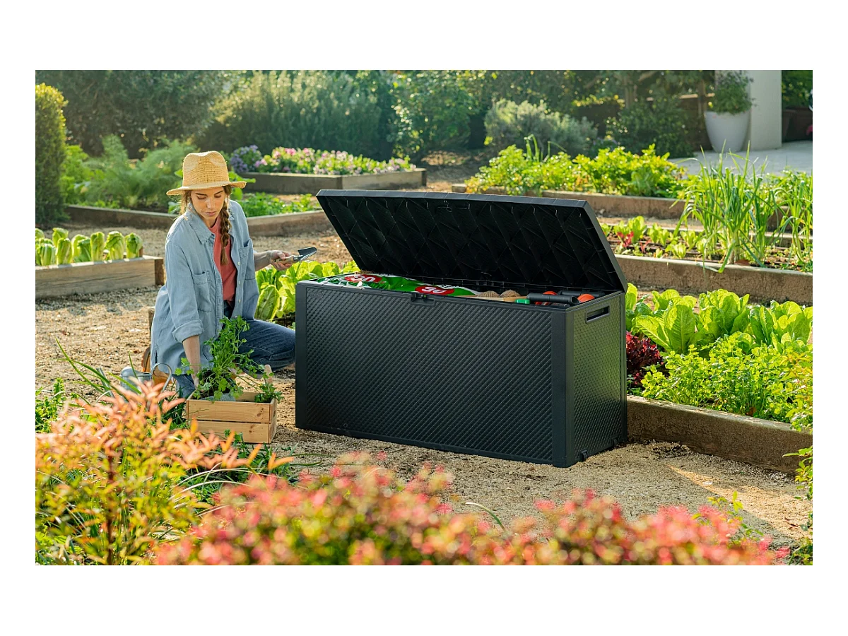 Bac de Jardin de Balcon pour le Jardin Graphite 280 L
