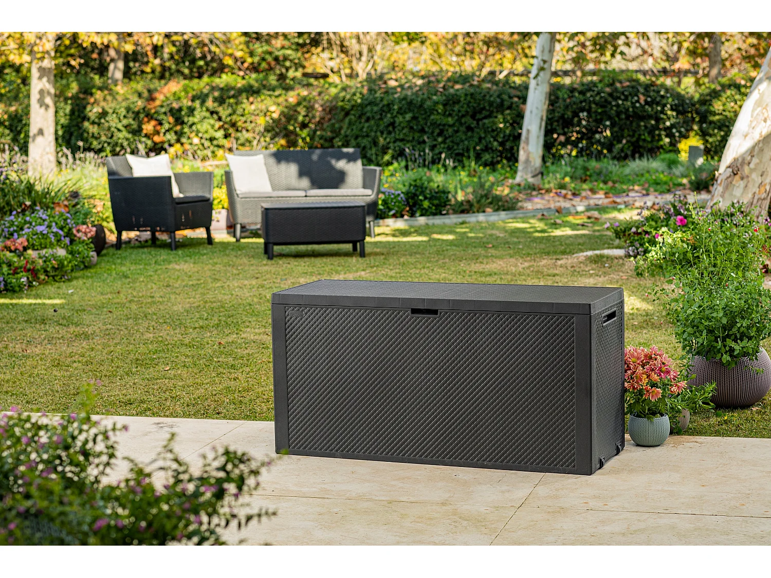 Bac de Jardin de Balcon pour le Jardin Graphite 280 L