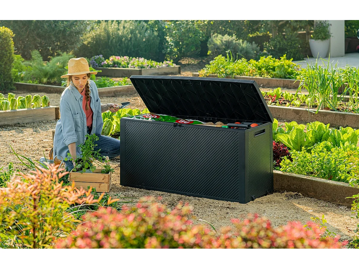 Bac de Jardin de Balcon pour le Jardin Graphite 280 L