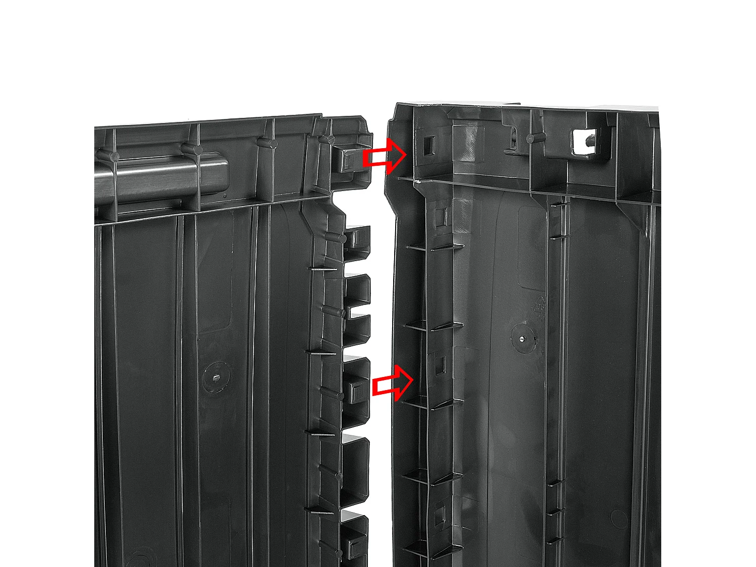 KADAX Baule da giardino per balcone e terrazza, 310 l, antracite