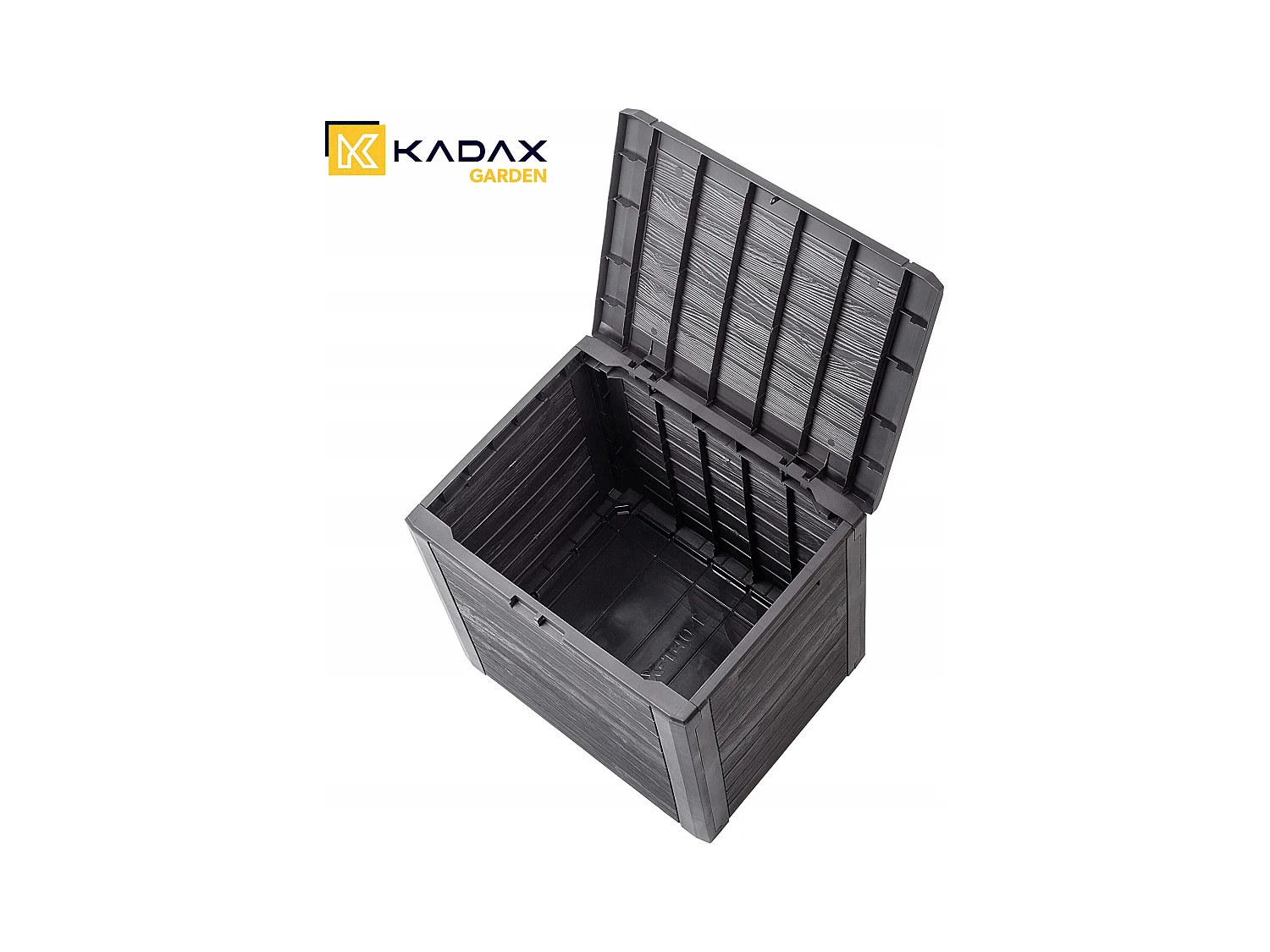 KADAX Skrzynia ogrodowa Grewena 140L, ciemny brąz