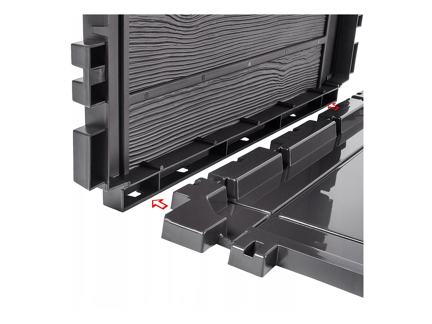 KADAX Skrzynia ogrodowa Grewena 140L, ciemny brąz