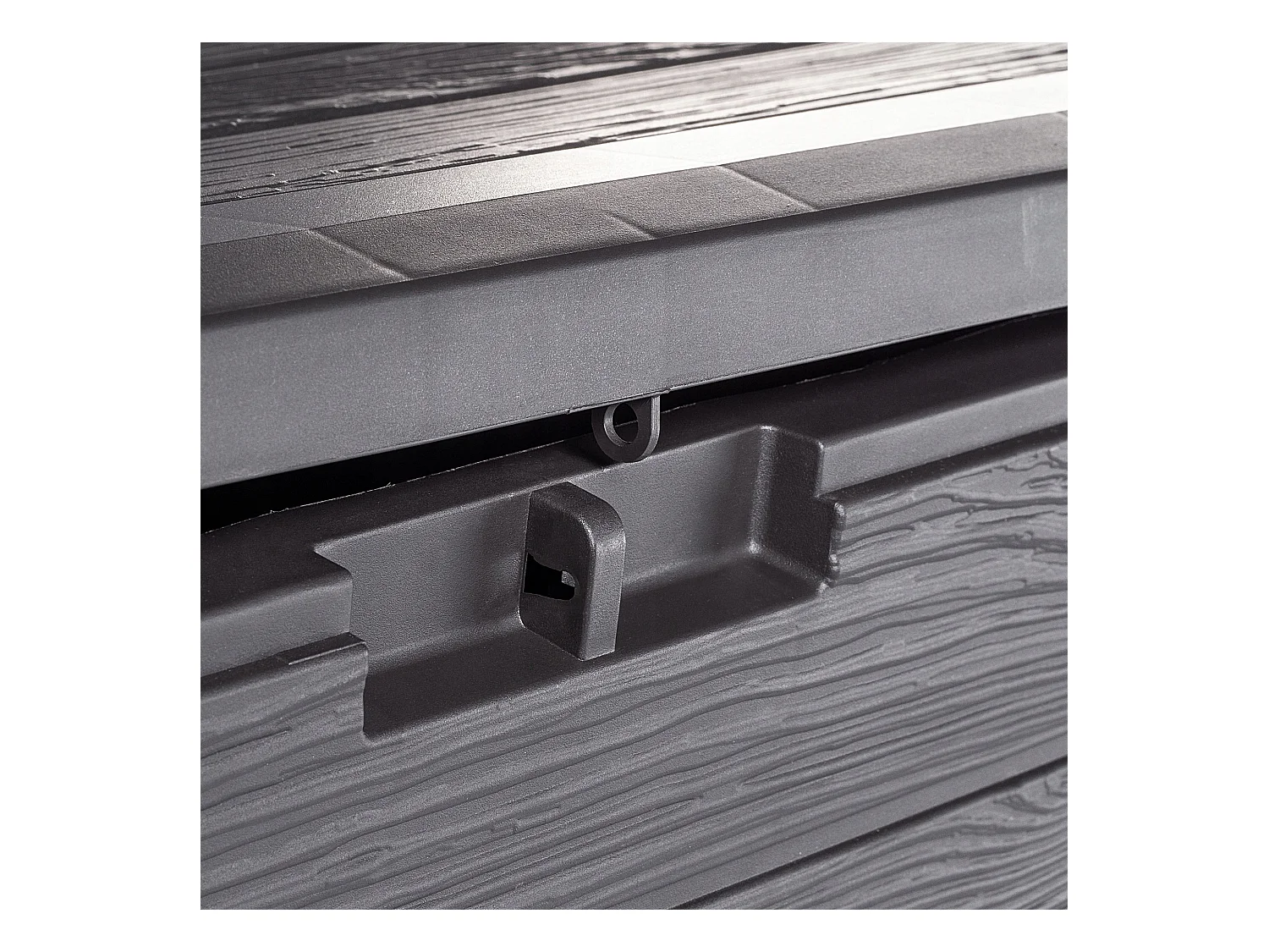 KADAX Skrzynia ogrodowa Grewena 140L, ciemny brąz