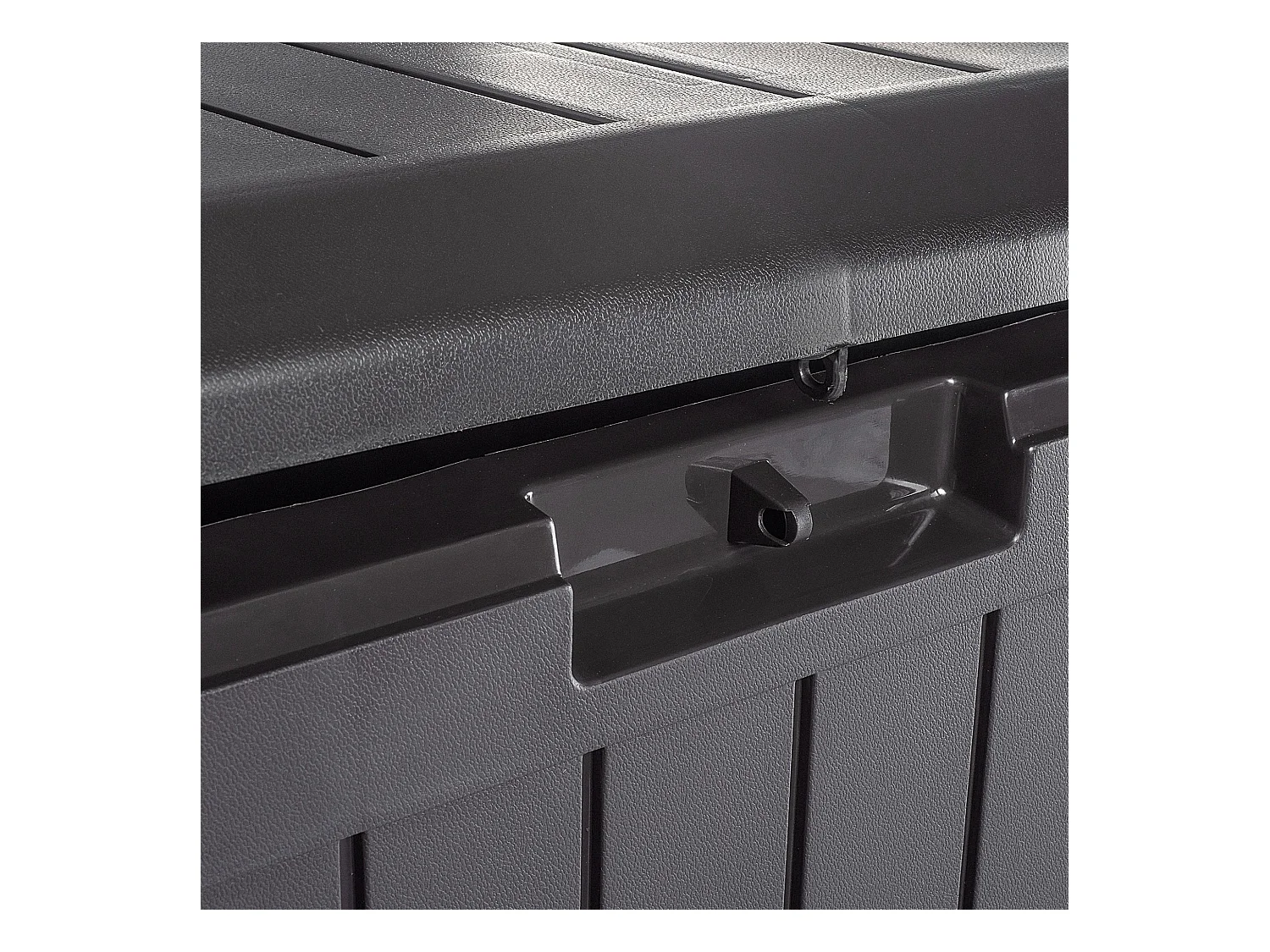 KADAX Box da giardino terrazza balcone 290 l marrone