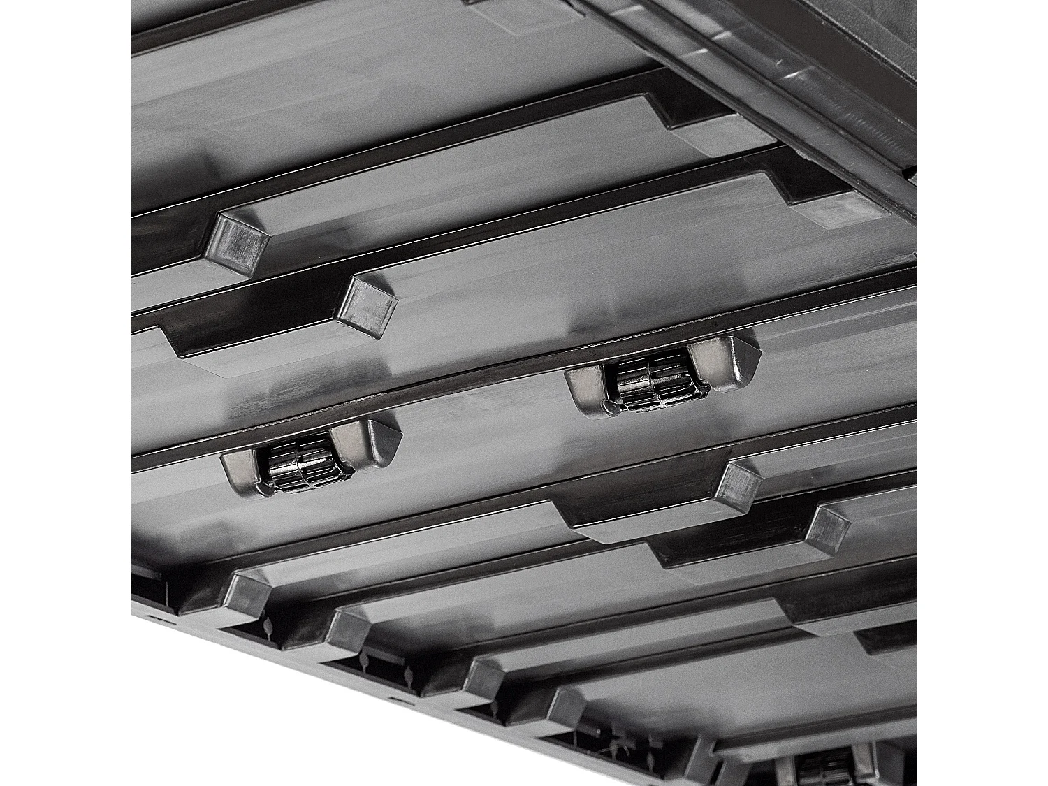 Coffre de jardin KADAX, 116,6 x 47 x 59,5 cm, coffre de rangement en plastique, coffre de jardin 290 l avec poignées et fermeture (290 l, marron foncé)