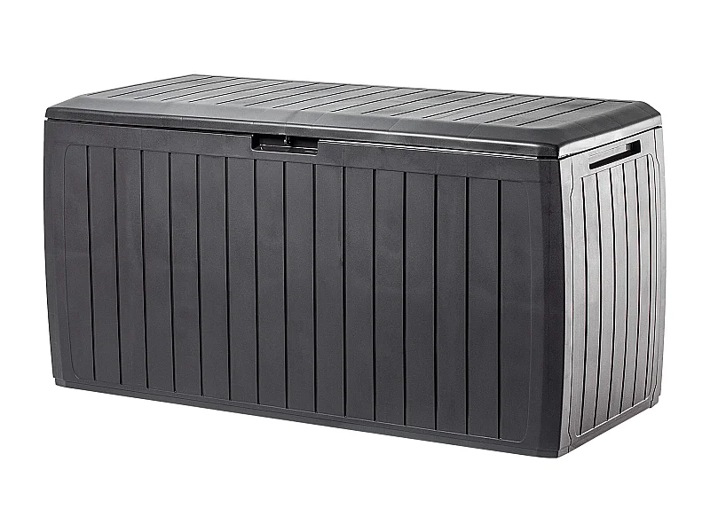 KADAX Skrzynia ogrodowa Amfisa 290L, ciemny brąz