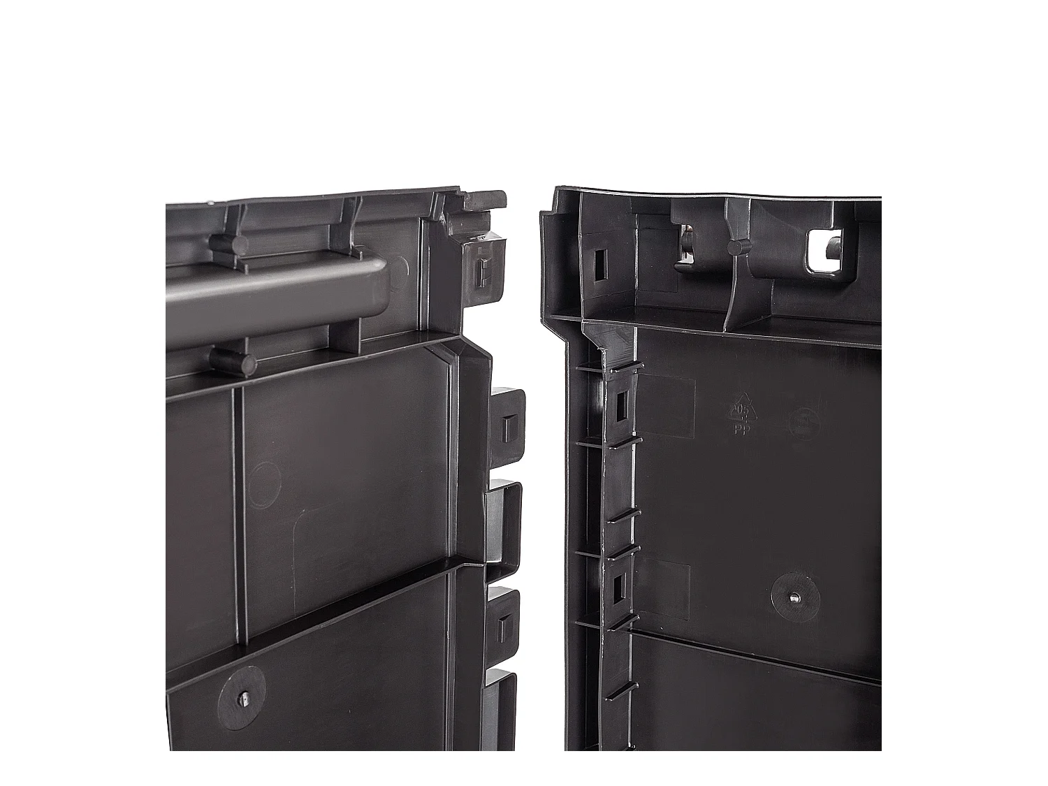 KADAX Baule da giardino per balcone 290 l per giardino balcone terrazza marrone