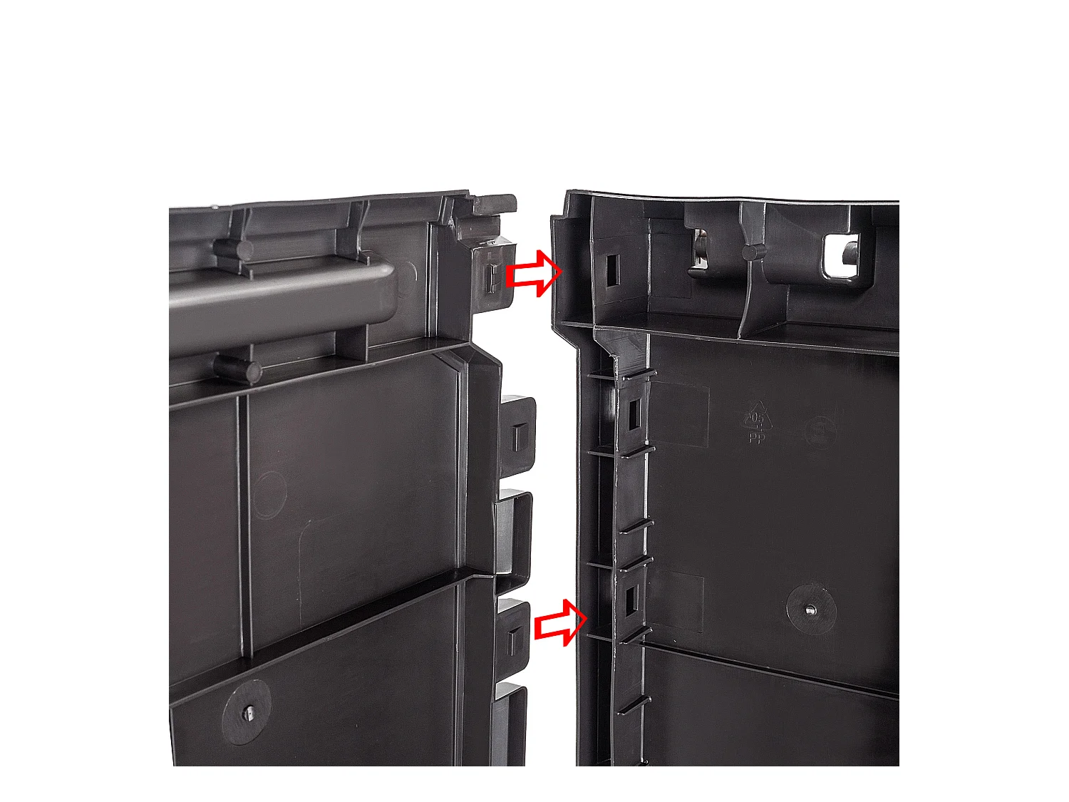 KADAX Baule da giardino per balcone 290 l per giardino balcone terrazza marrone