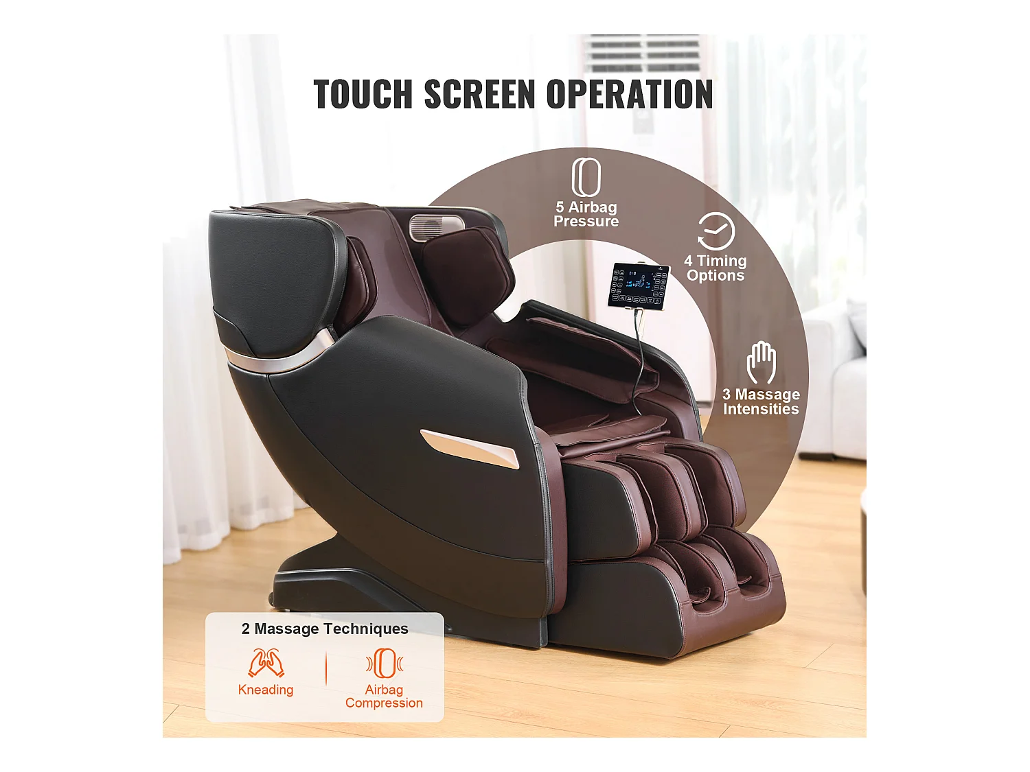 Fauteuil Massant Complet du Corps SucceBuy avec Gravité Zéro et 6 Modes pour un Confort et une Relaxation Suprêmes