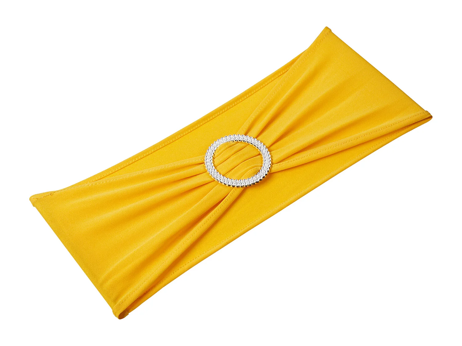 Housse de Chaise SucceBuy, 50 Pcs de Housse de Chaise Extensible Dorée, pour la Décoration de Chaise de Mariage, de Fête et Plus Encore