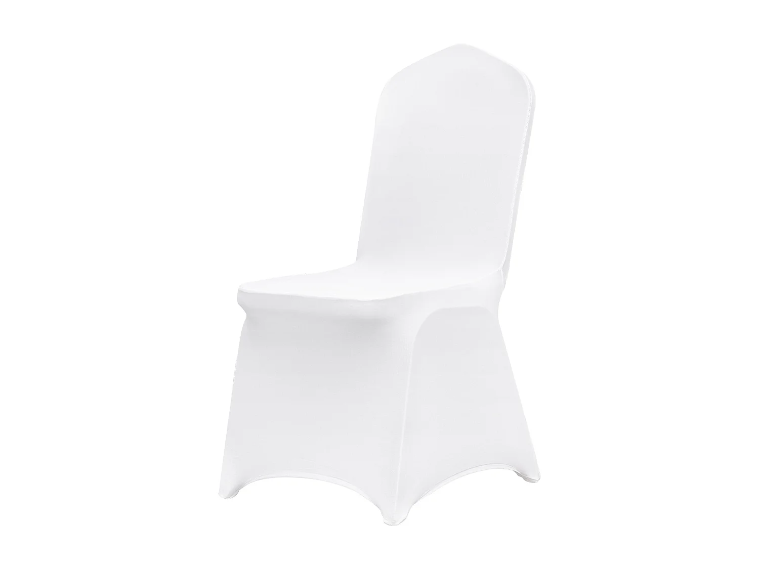 Housse de Chaise SucceBuy, Housses de Chaise Pliantes en Élasthanne Extensible, 30 Pcs, Blanc, pour des Chaises Pliantes et des Moments Spéciaux