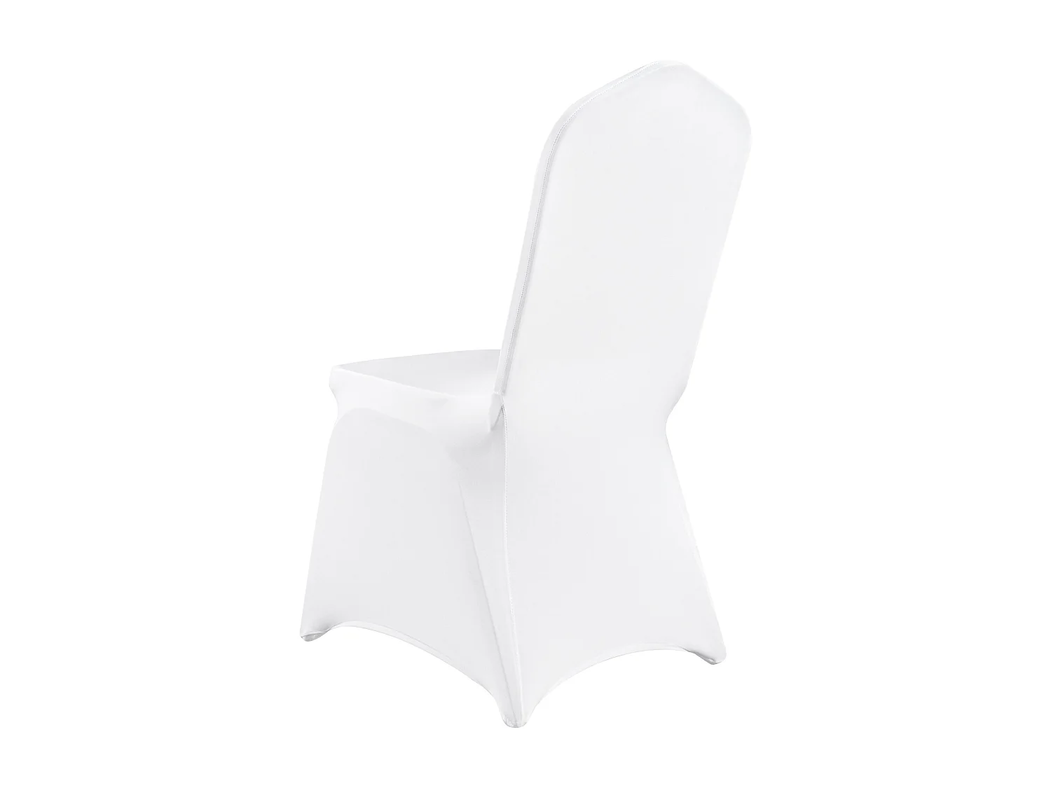 Housse de Chaise SucceBuy, Housses de Chaise Pliantes en Élasthanne Extensible, 30 Pcs, Blanc, pour des Chaises Pliantes et des Moments Spéciaux