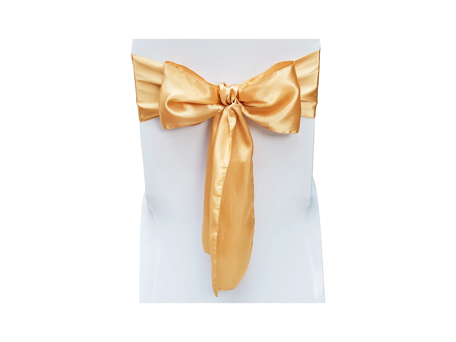 Housse de Chaise SucceBuy, 50 Pcs, Doré, Housse de Chaise avec Bandes Élastiques, pour la Décoration de Chaise de Mariage