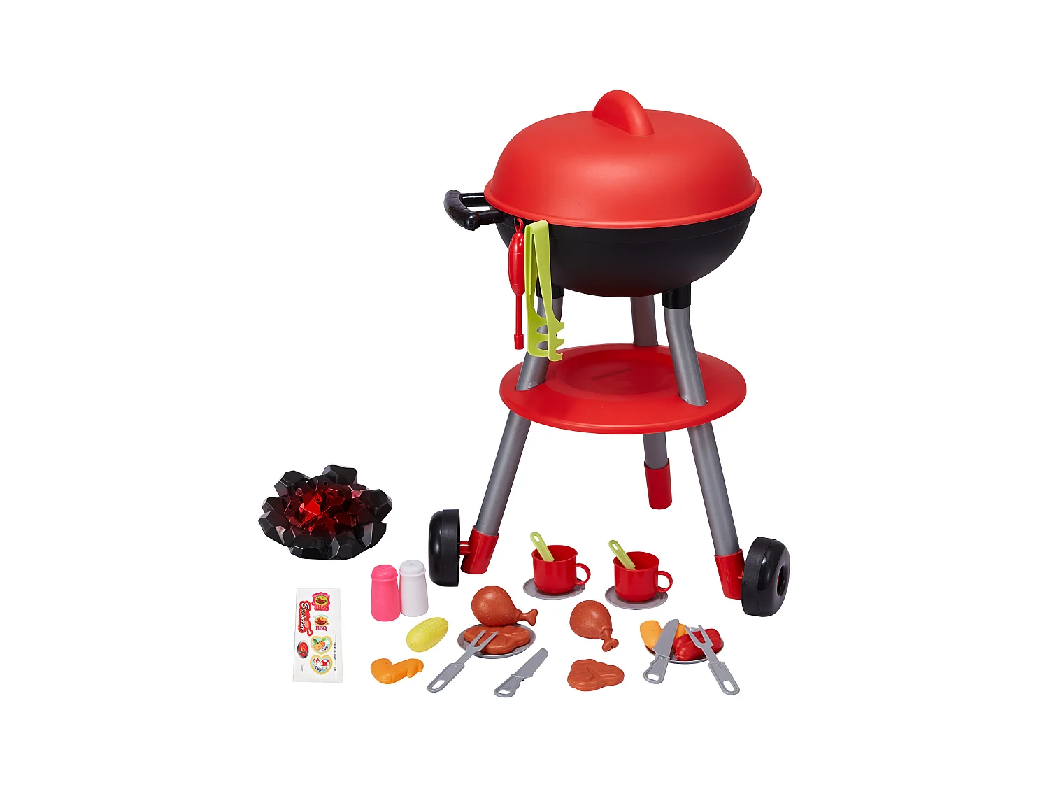 Jouet de Barbecue pour Enfants SucceBuy, 28 Pièces, pour les 3 à 8 Ans, Ensemble de Jeu de Barbecue, Cadeau d'Anniversaire