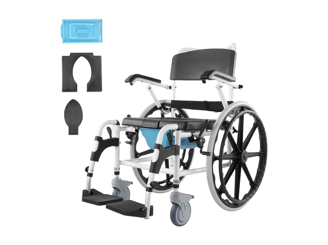 Douchewagentje 44.45 cm SucceBuy in Aluminiumlegering voor gehandicapte Volwassenen