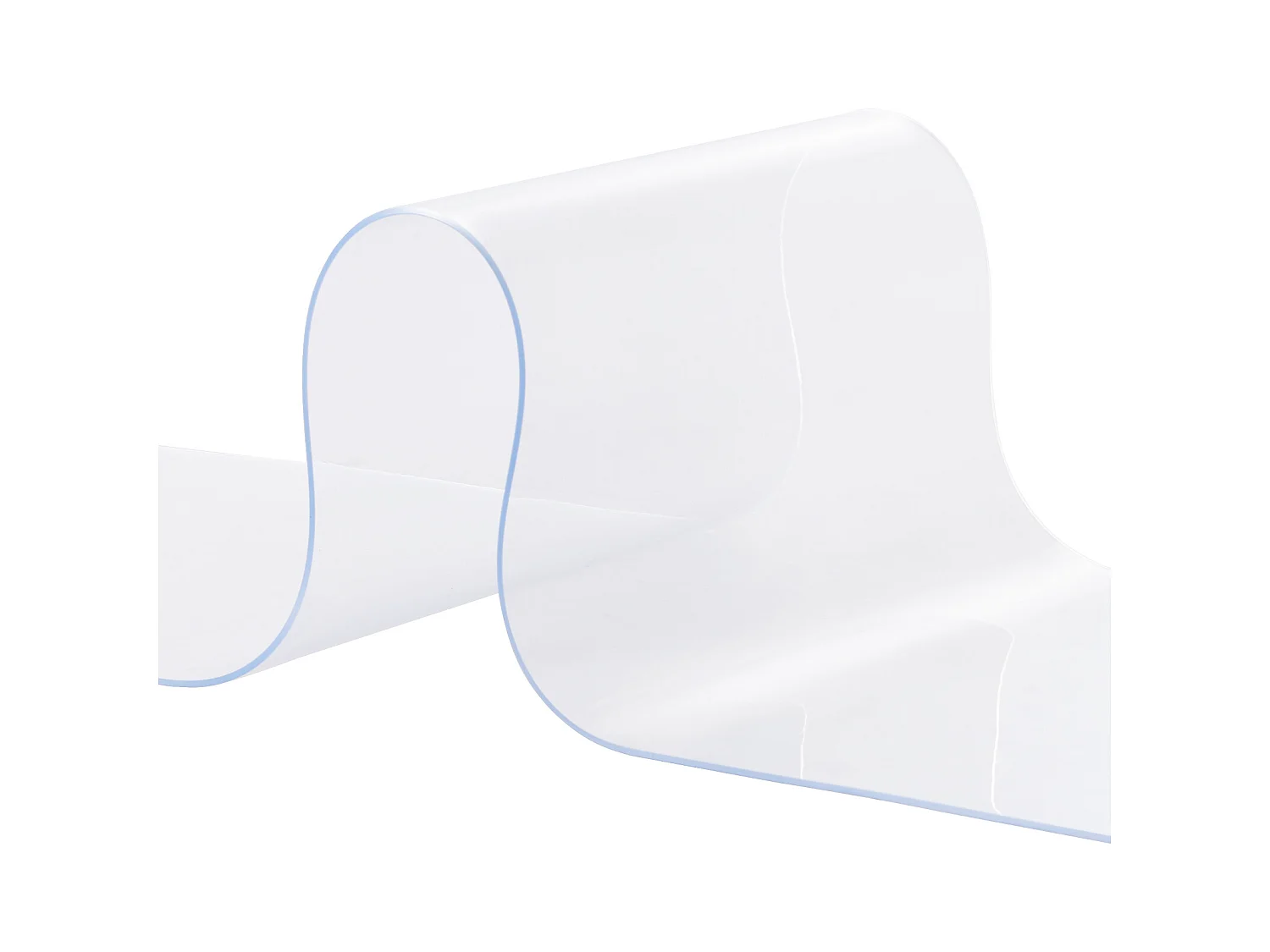 Cortina de Porta de Tira SucceBuy Cortina de Tiras de PVC para Porta de Frigorífico, 2500 x 20 cm, Plástico Transparente para Congelador