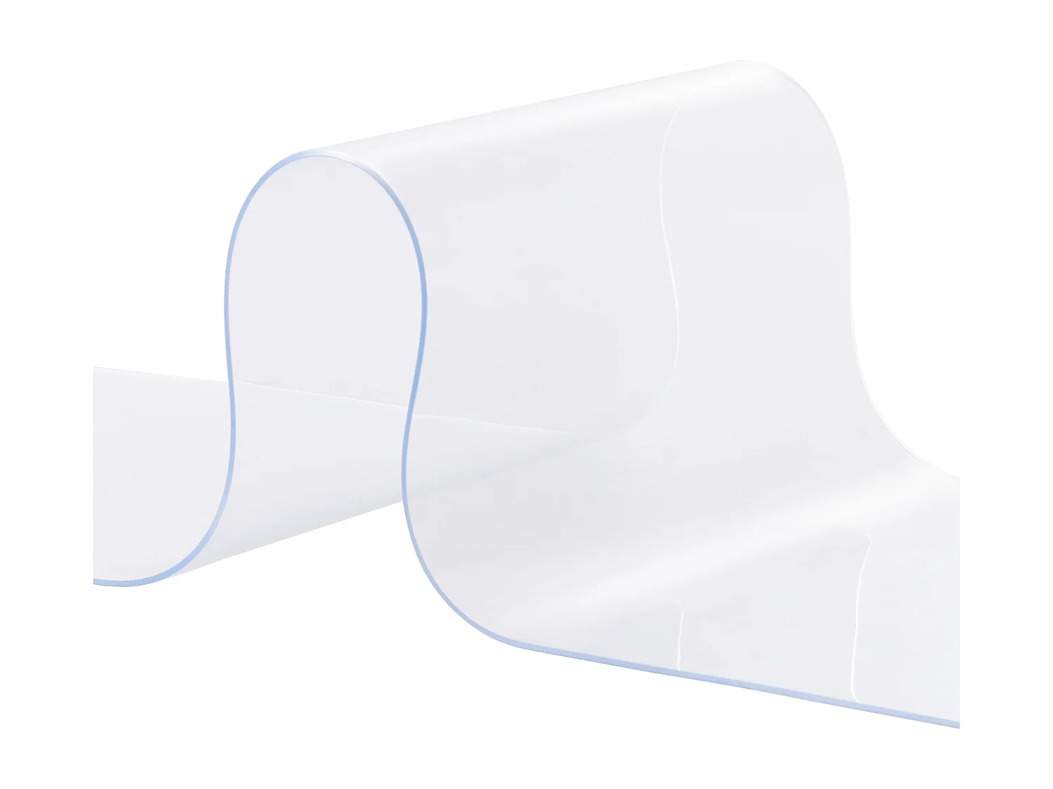 Strokendeurgordijn SucceBuy PVC Strokengordijn voor Koelkastdeur 2500 x 30.5 cm Doorzichtige Plastic Vriesrol