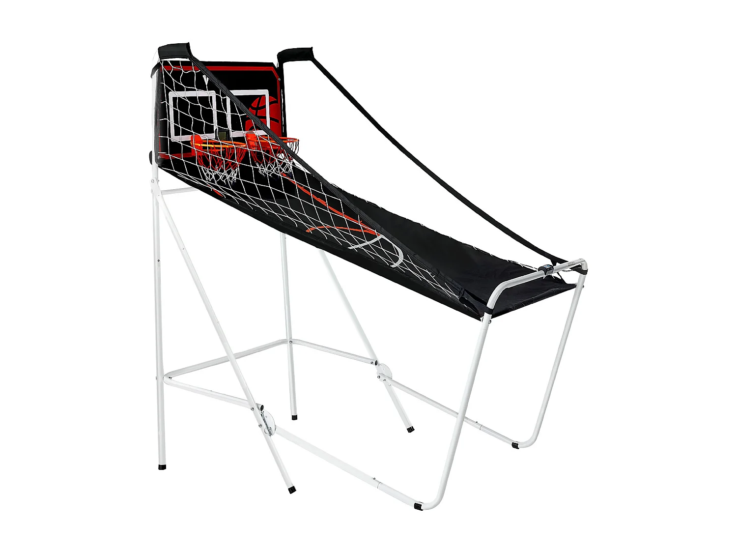 Jeu d'Arcade de Basketball SucceBuy Pliable d'Intérieur à Double Tir pour 2 Joueurs et 4 Balles