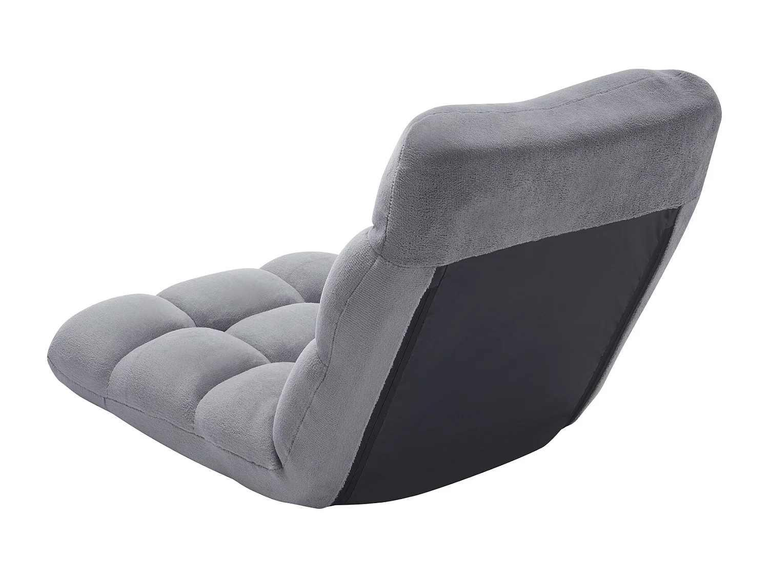 Fauteuil de Sol SucceBuy, Fauteuil Pliant en Mousse Recyclée, Fauteuil Canapé Pliant avec 14 Positions Réglables, Gris