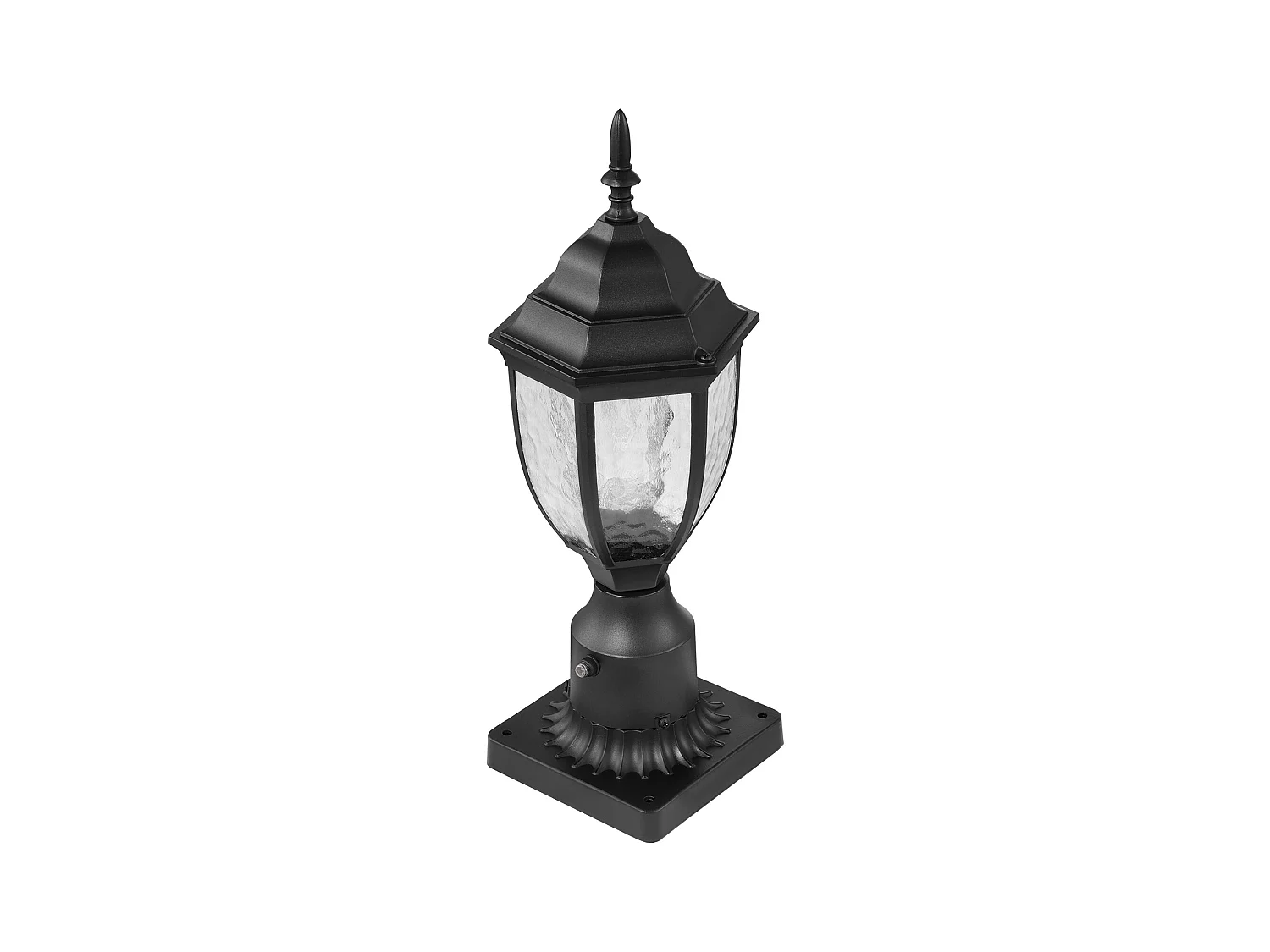 Buitenlamp SucceBuy, Buitenlampen van Schemering tot Zonsopgang, Set van 2, 100 W, op Paal van 390 mm