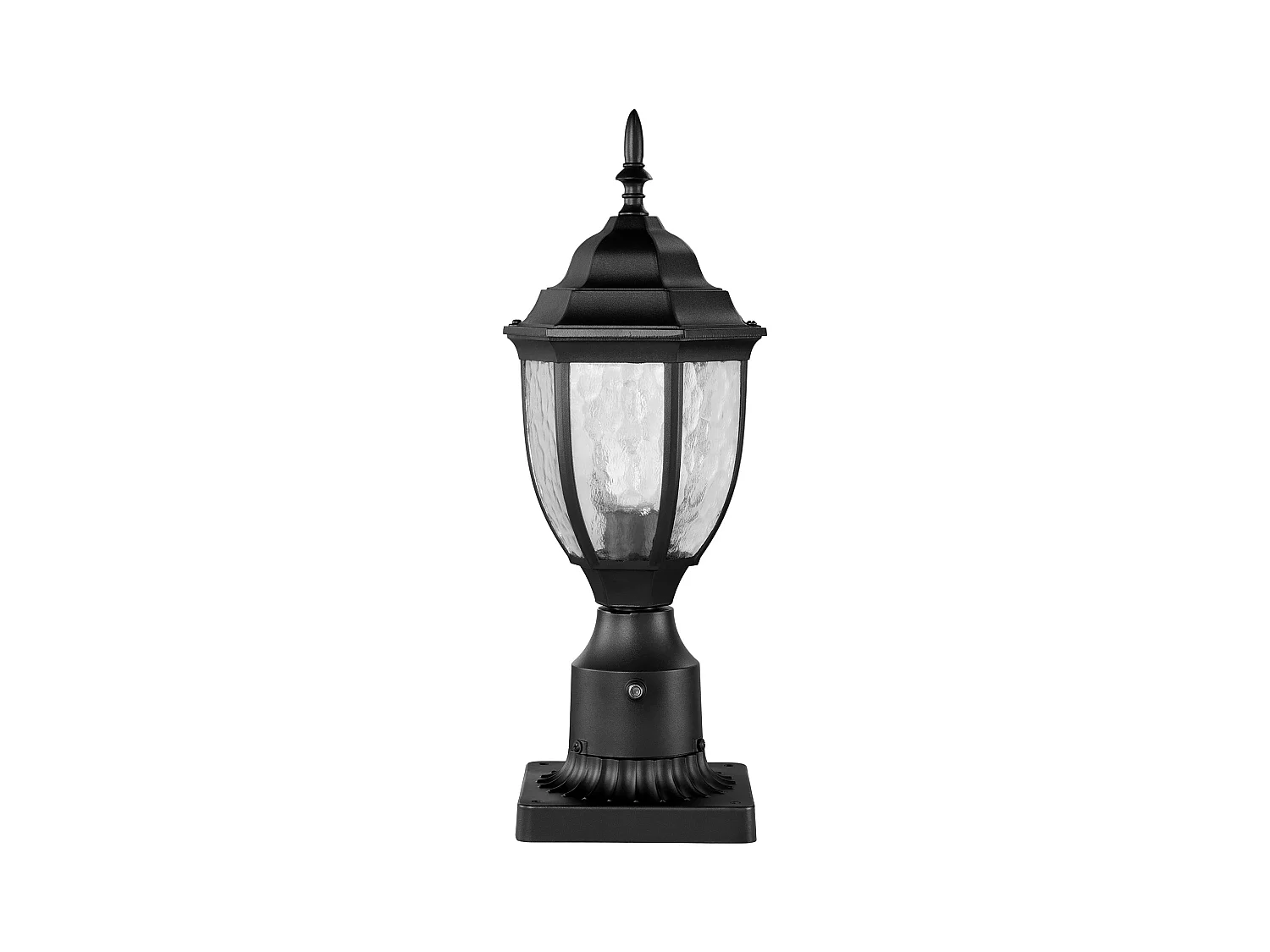 Buitenlamp SucceBuy, Buitenlampen van Schemering tot Zonsopgang, Set van 2, 100 W, op Paal van 390 mm