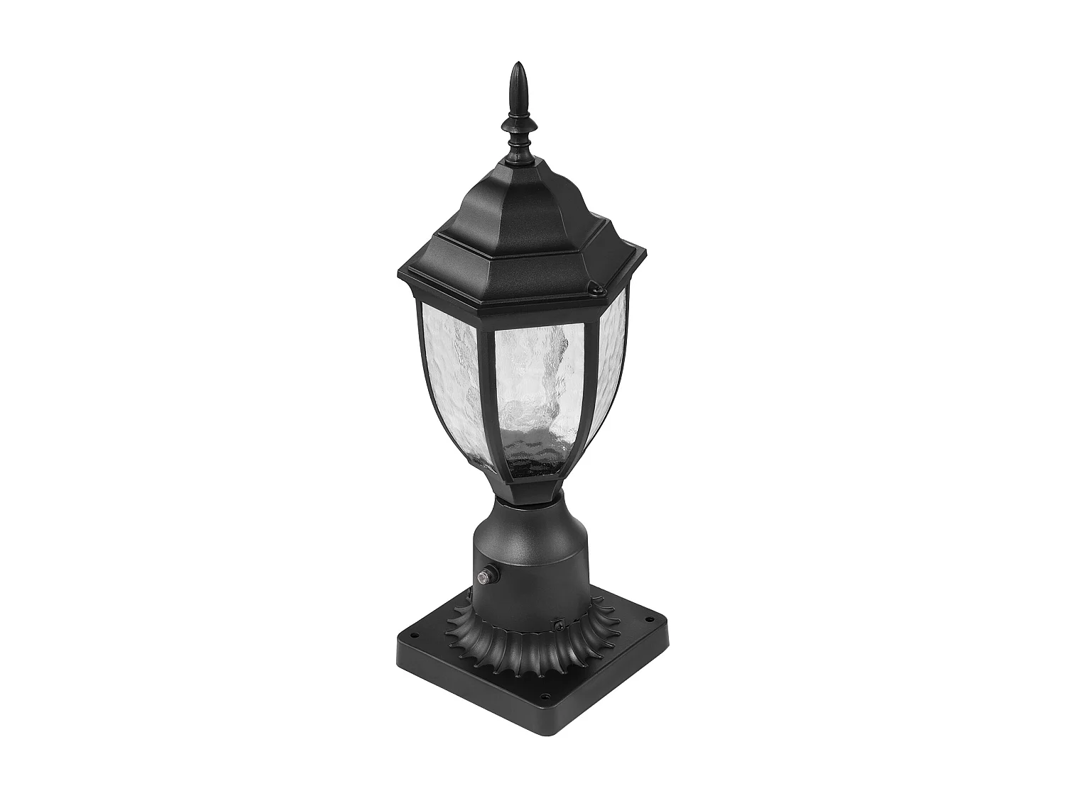 Buitenlamp SucceBuy, Buitenlampen van Schemering tot Zonsopgang, Set van 2, 100 W, op Paal van 390 mm