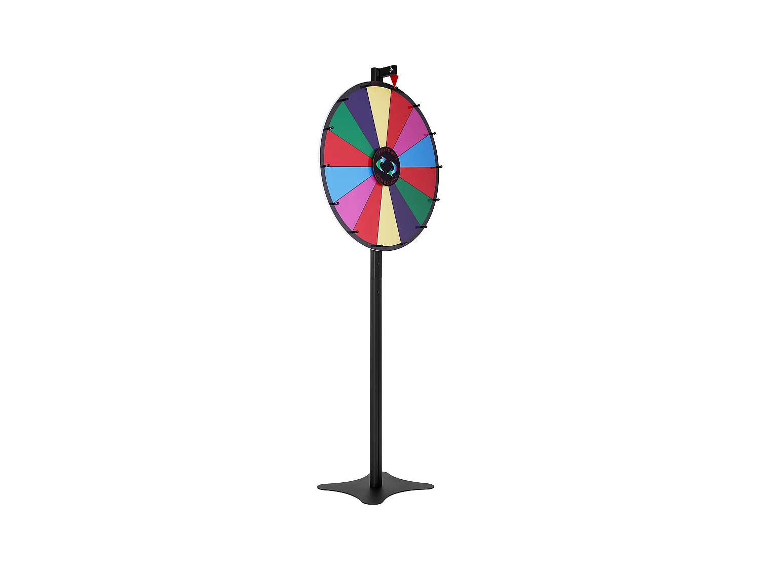 Roue de Prix Rotative SucceBuy 61 cm, 14 Emplacements, pour Table et sur Pied, à Poser sur une Table ou au Sol, Fête, Pub, Salon Professionnel