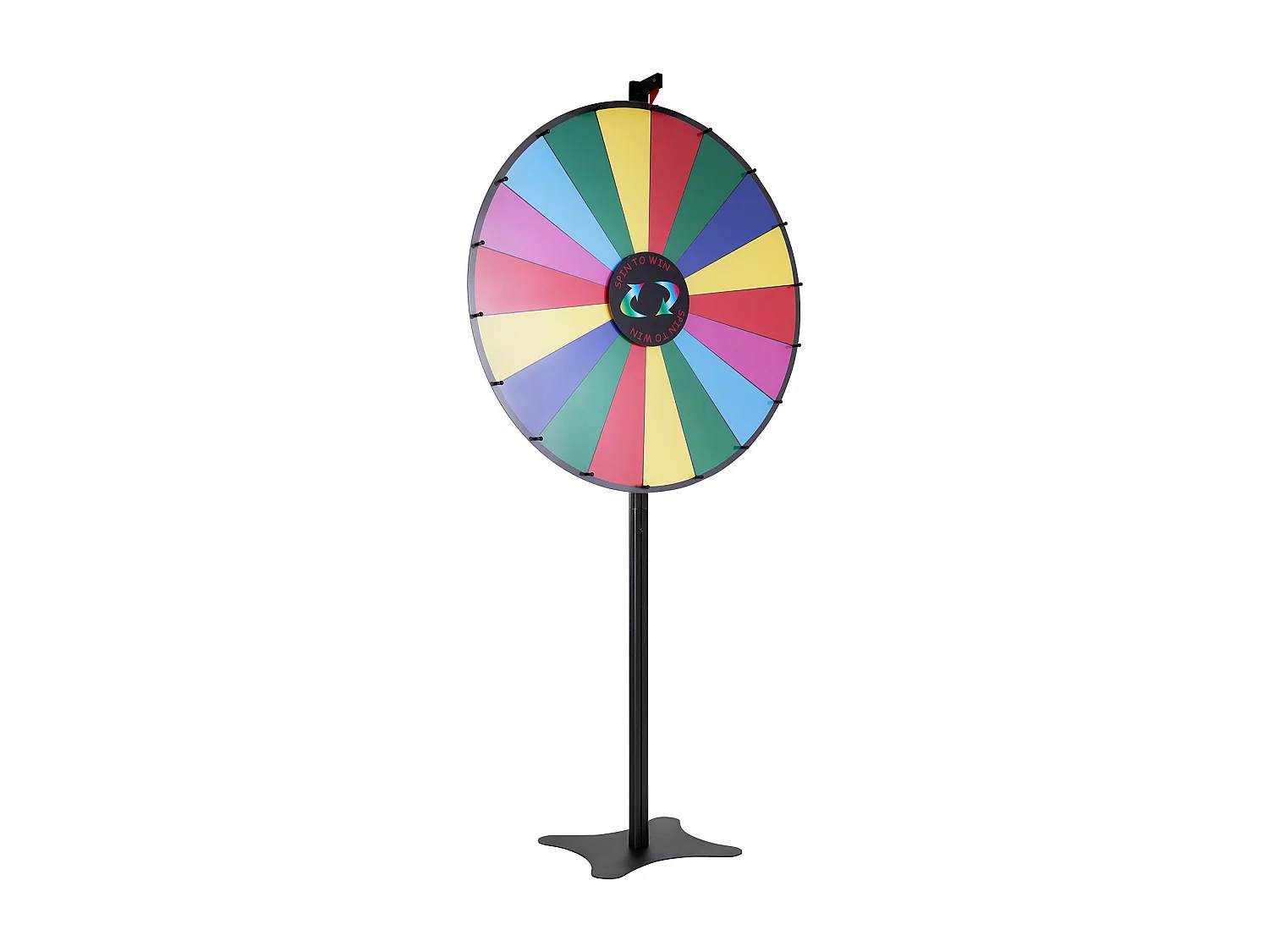 Roue de Prix Rotative SucceBuy 91 cm, 18 Emplacements, pour Table et sur Pied, à Poser sur une Table ou au Sol, Fête, Pub, Salon Professionnel