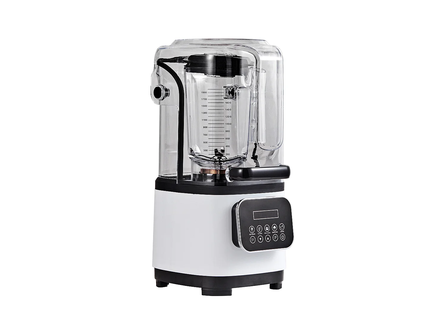 Mixeur de Comptoir Professionnel SucceBuy pour Smoothies et Milkshakes, Bocal en Verre de 2 L. Mixeur en Acier Inoxydable, 9 Vitesses et 5 Fonctions