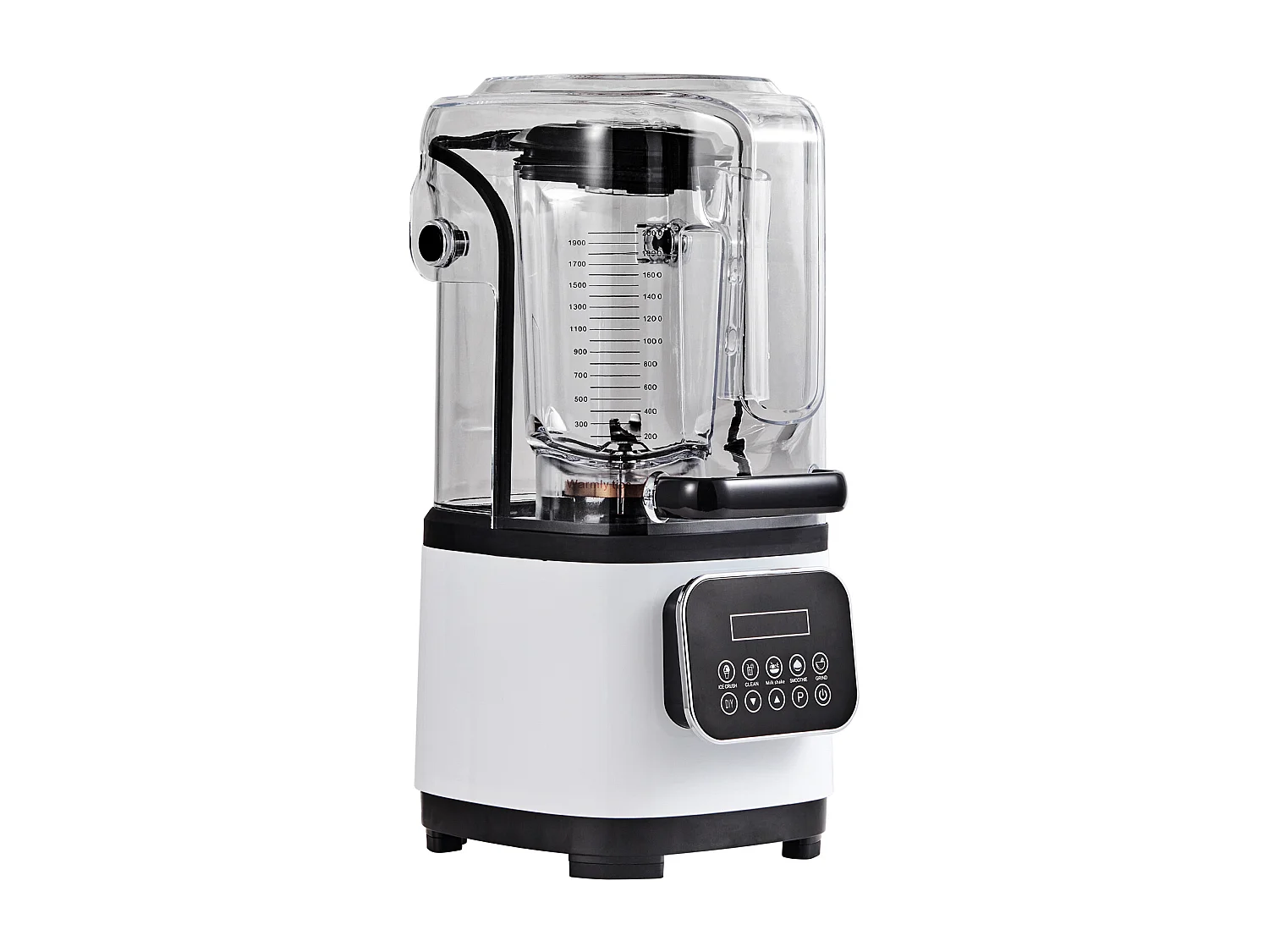 Mixeur de Comptoir Professionnel SucceBuy pour Smoothies et Milkshakes, Bocal en Verre de 2 L. Mixeur en Acier Inoxydable, 9 Vitesses et 5 Fonctions