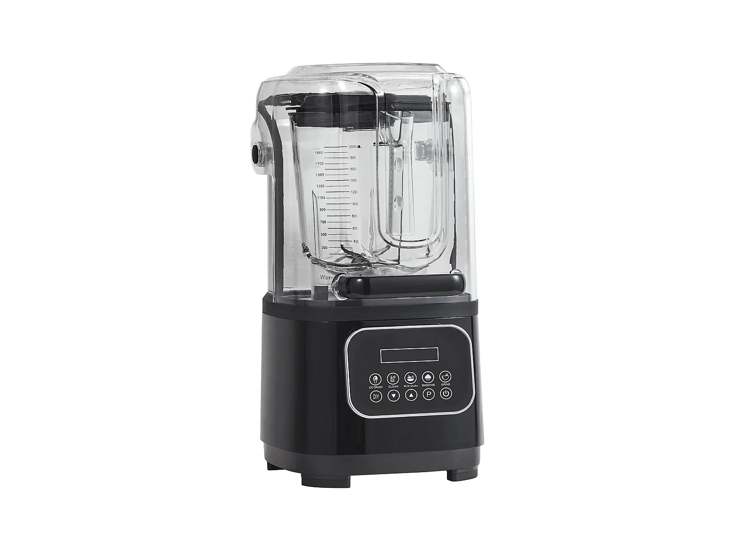 Mixeur SucceBuy Mélangeur de Comptoir Professionnel avec Bocal en Verre, Mixeur en Acier Inoxydable à 9 Vitesses et 5 Fonctions