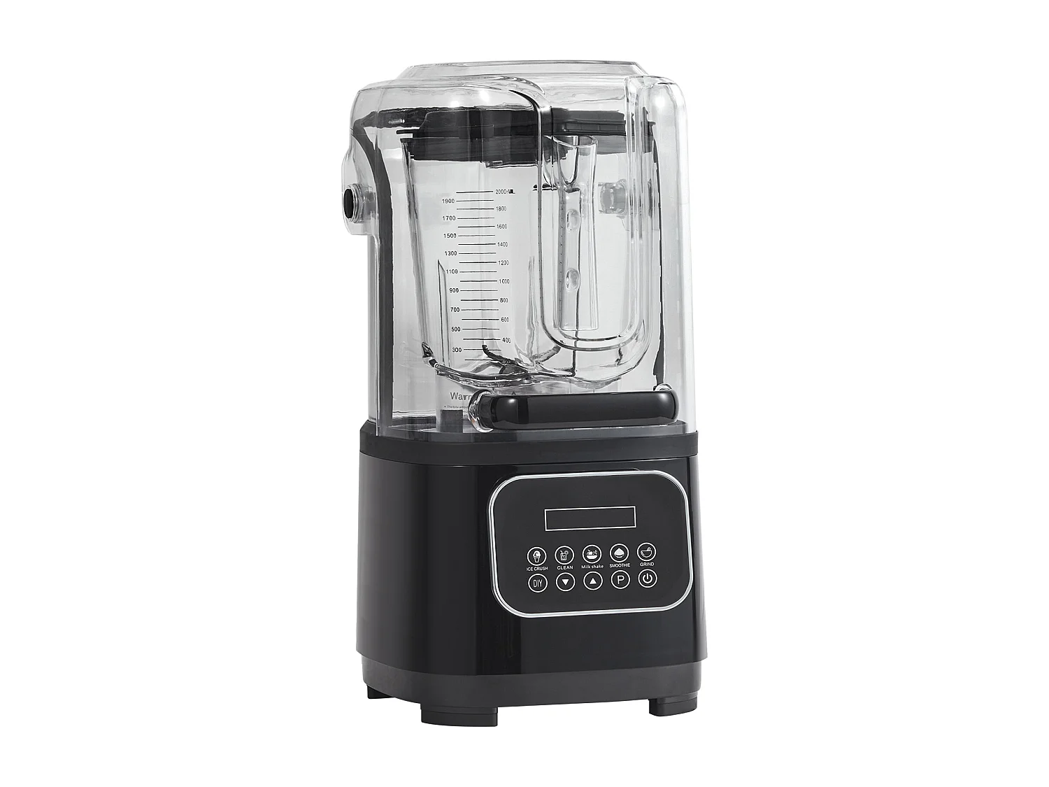 Mixeur SucceBuy Mélangeur de Comptoir Professionnel avec Bocal en Verre, Mixeur en Acier Inoxydable à 9 Vitesses et 5 Fonctions