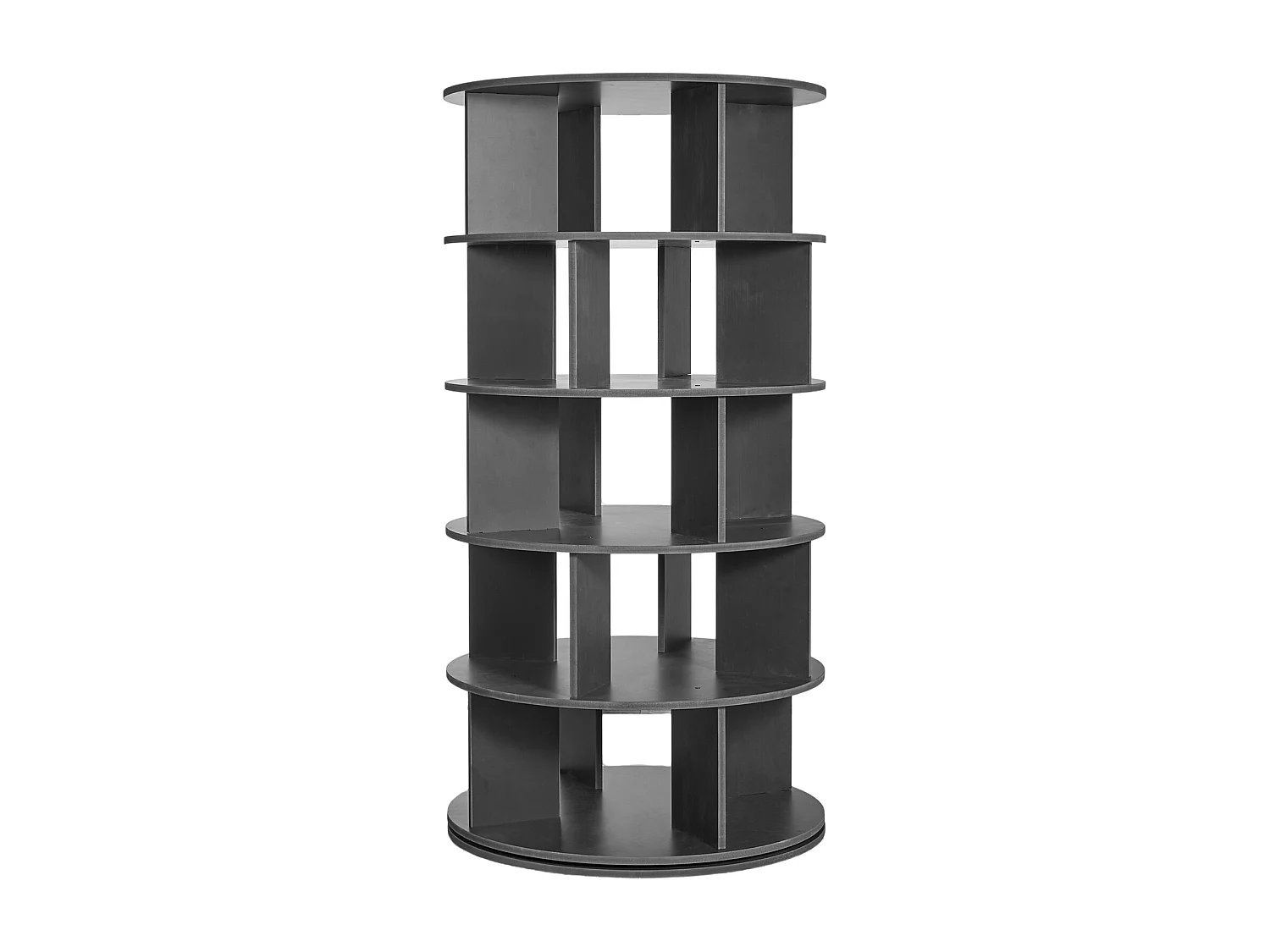 Sapateira SucceBuy Sapateira Giratória de 5 Níveis, Suporte de Exposição de Sapatos Giratório de 360°, Carrossel de Armazenamento Giratório, Preto