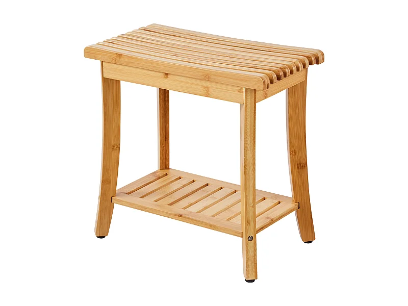 Duschenstuhl aus Polyholz SucceBuy, 48 x 29 x 46 cm, Badezimmertstuhl