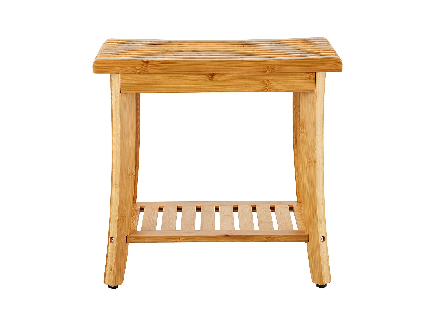 Banc de Douche en bambou SucceBuy, 48 x 29 x 46 cm, Chaise pour Salle de Bain