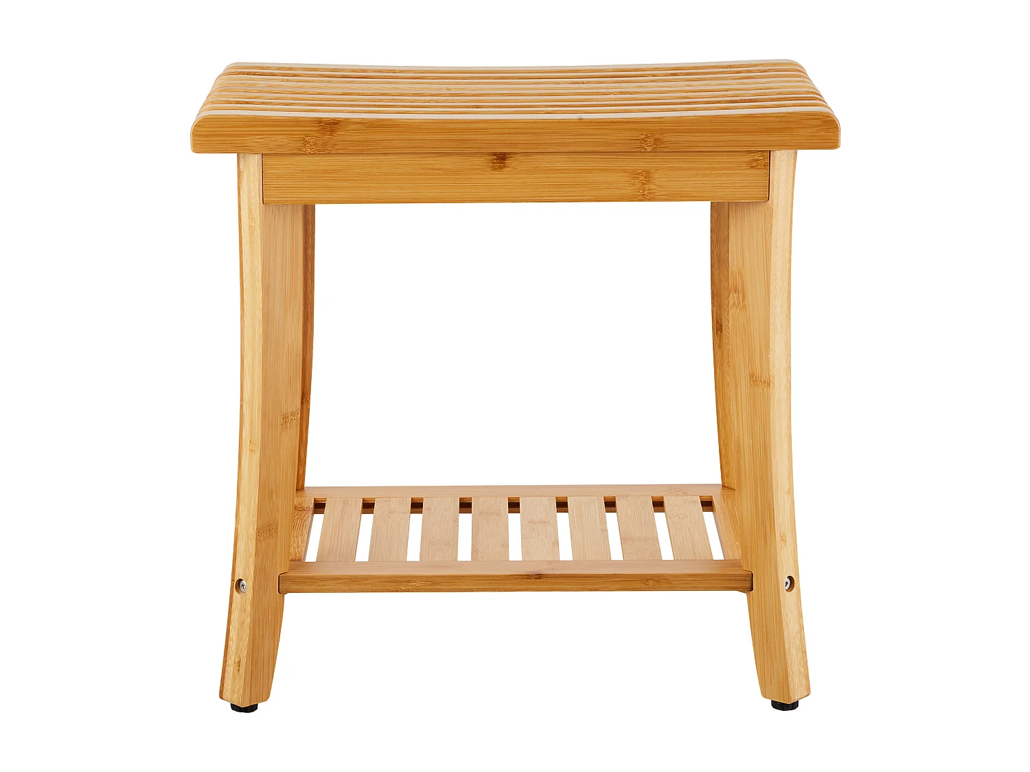 Banc de Douche en bambou SucceBuy, 48 x 29 x 46 cm, Chaise pour Salle de Bain