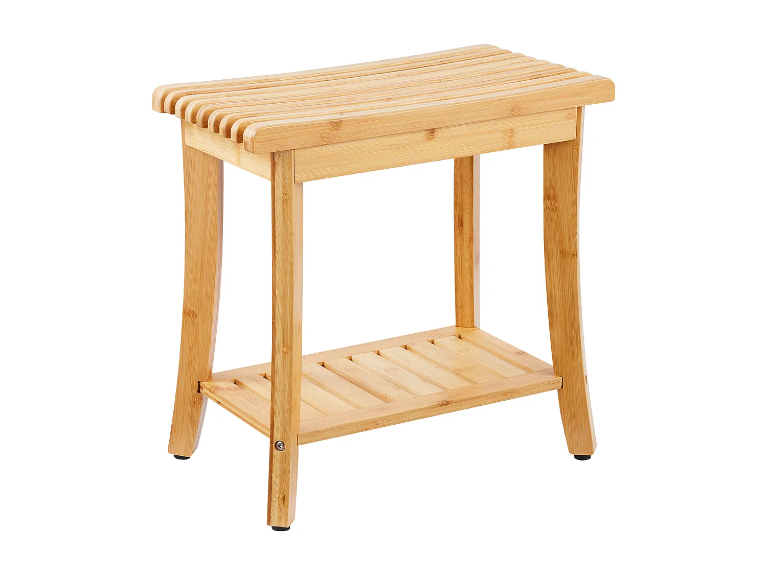 Banc de Douche en bambou SucceBuy, 48 x 29 x 46 cm, Chaise pour Salle de Bain