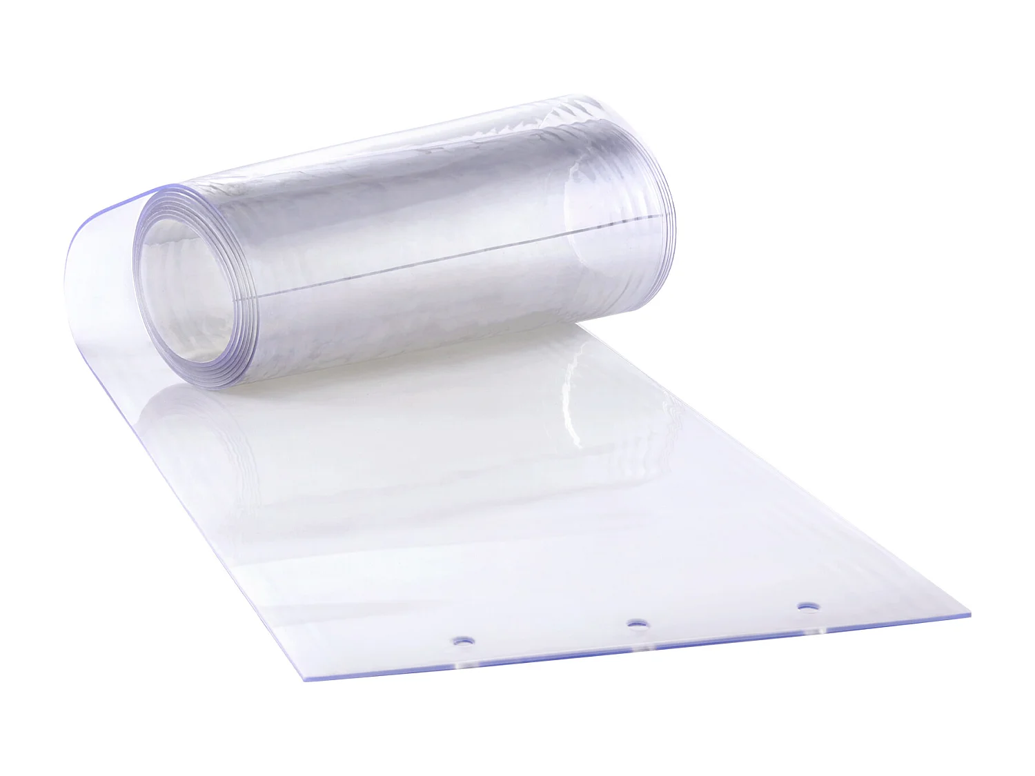 Strokendeurgordijn SucceBuy PVC Strokengordijn 122 x 213.4 cm voor Koel-/Vriezerrol Doorzichtig Plastic