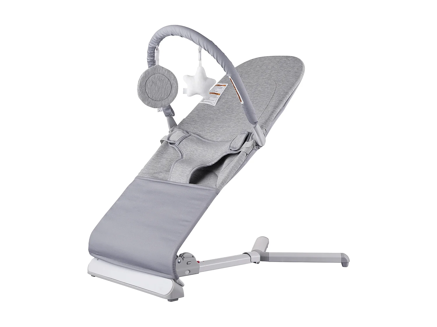 Baby Lounge, SucceBuy Baby Lounge, Opvouwbare Lounge Zitje voor Baby's van 0 tot 9 Maanden, Lounge voor Pasgeborenen met 2 Hellingshoeken