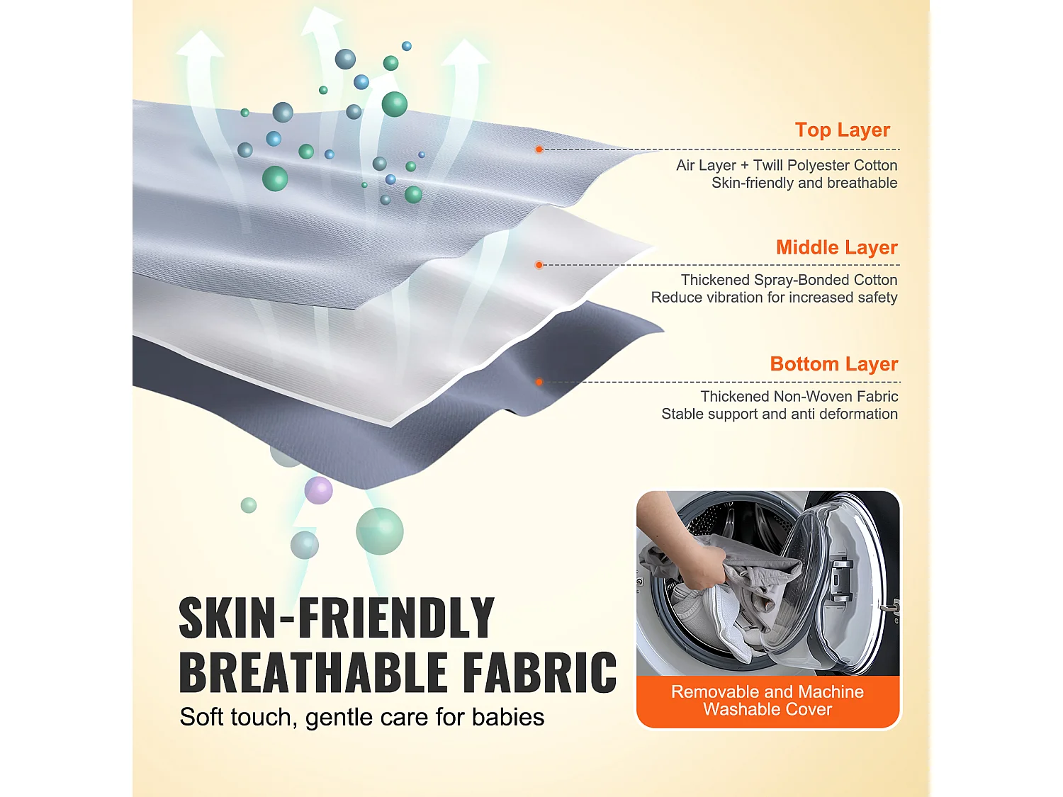 Baby Lounge, SucceBuy Baby Lounge, Opvouwbare Lounge Zitje voor Baby's van 0 tot 9 Maanden, Lounge voor Pasgeborenen met 2 Hellingshoeken