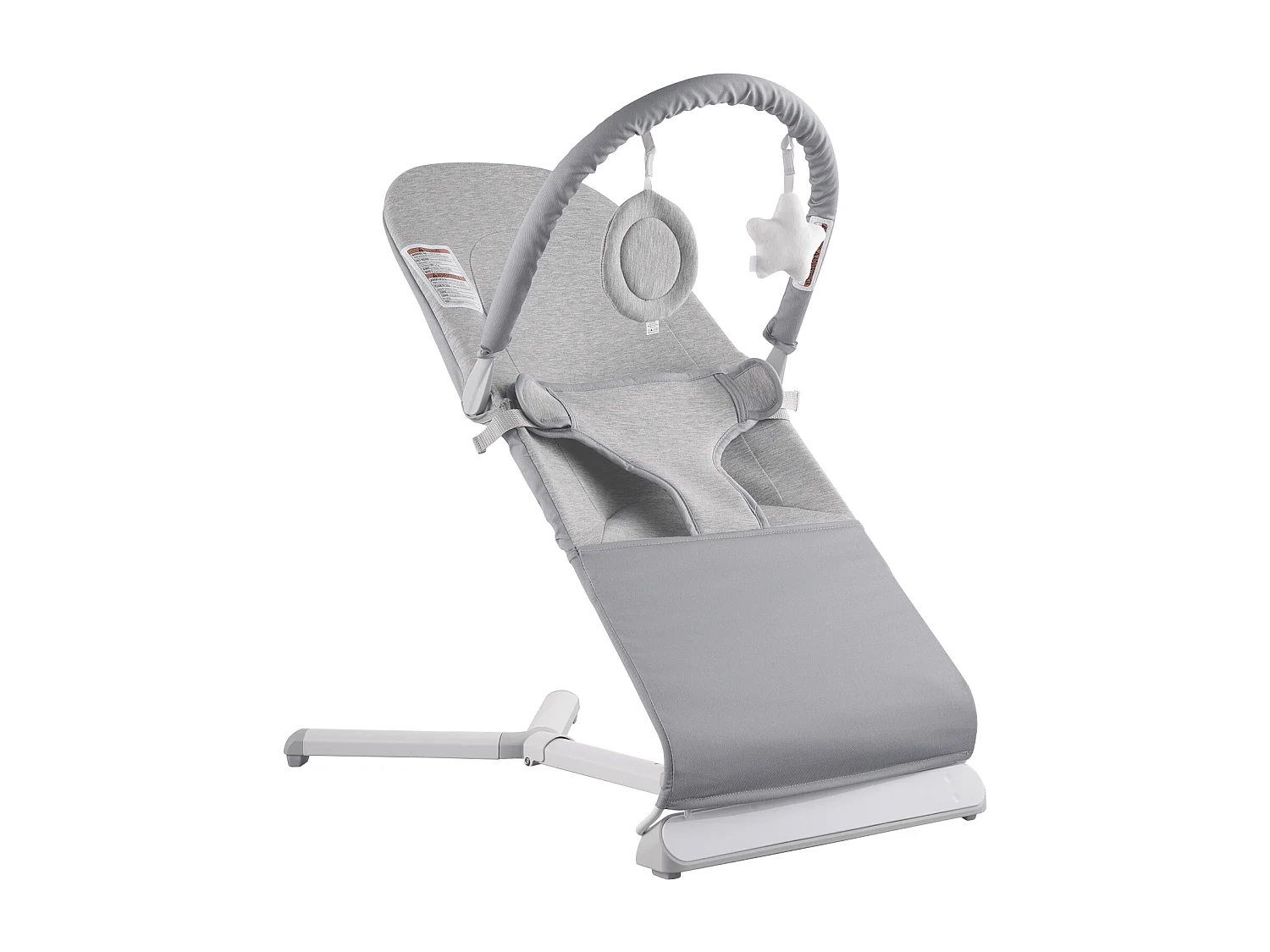 Baby Lounge, SucceBuy Baby Lounge, Opvouwbare Lounge Zitje voor Baby's van 0 tot 9 Maanden, Lounge voor Pasgeborenen met 2 Hellingshoeken