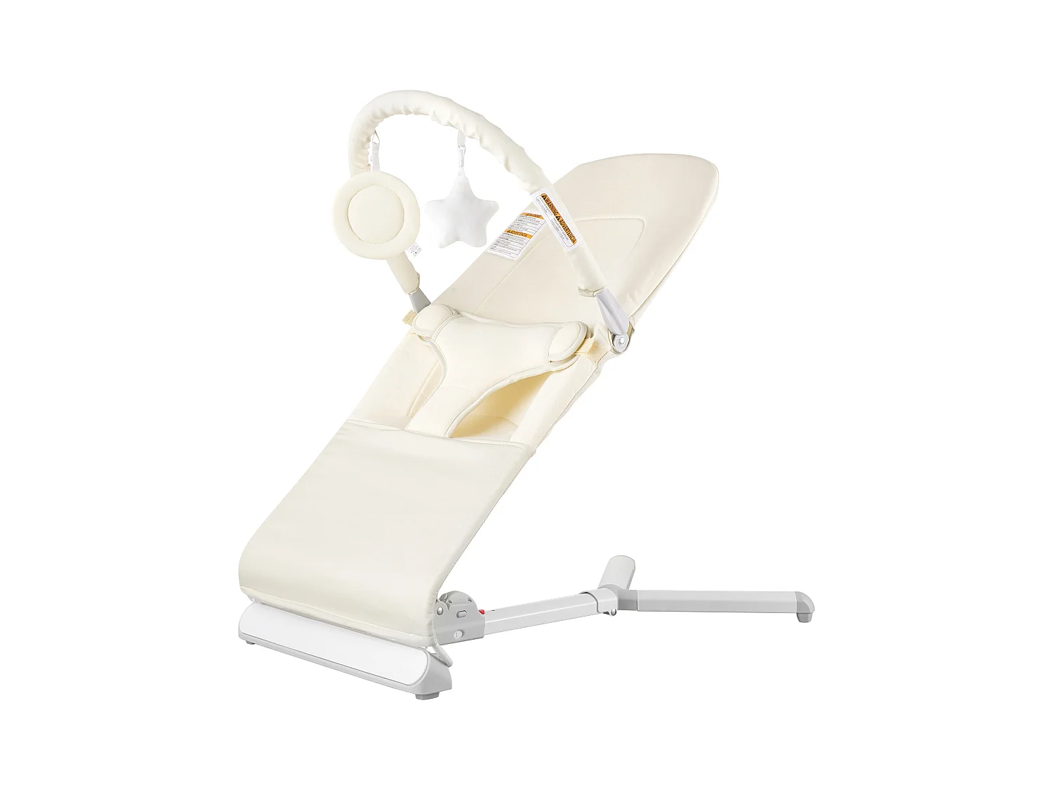 Transat Bébé, SucceBuy Transat Pliant pour Bébé pour Bébés de 0 à 9 Mois avec Barre de Jouets