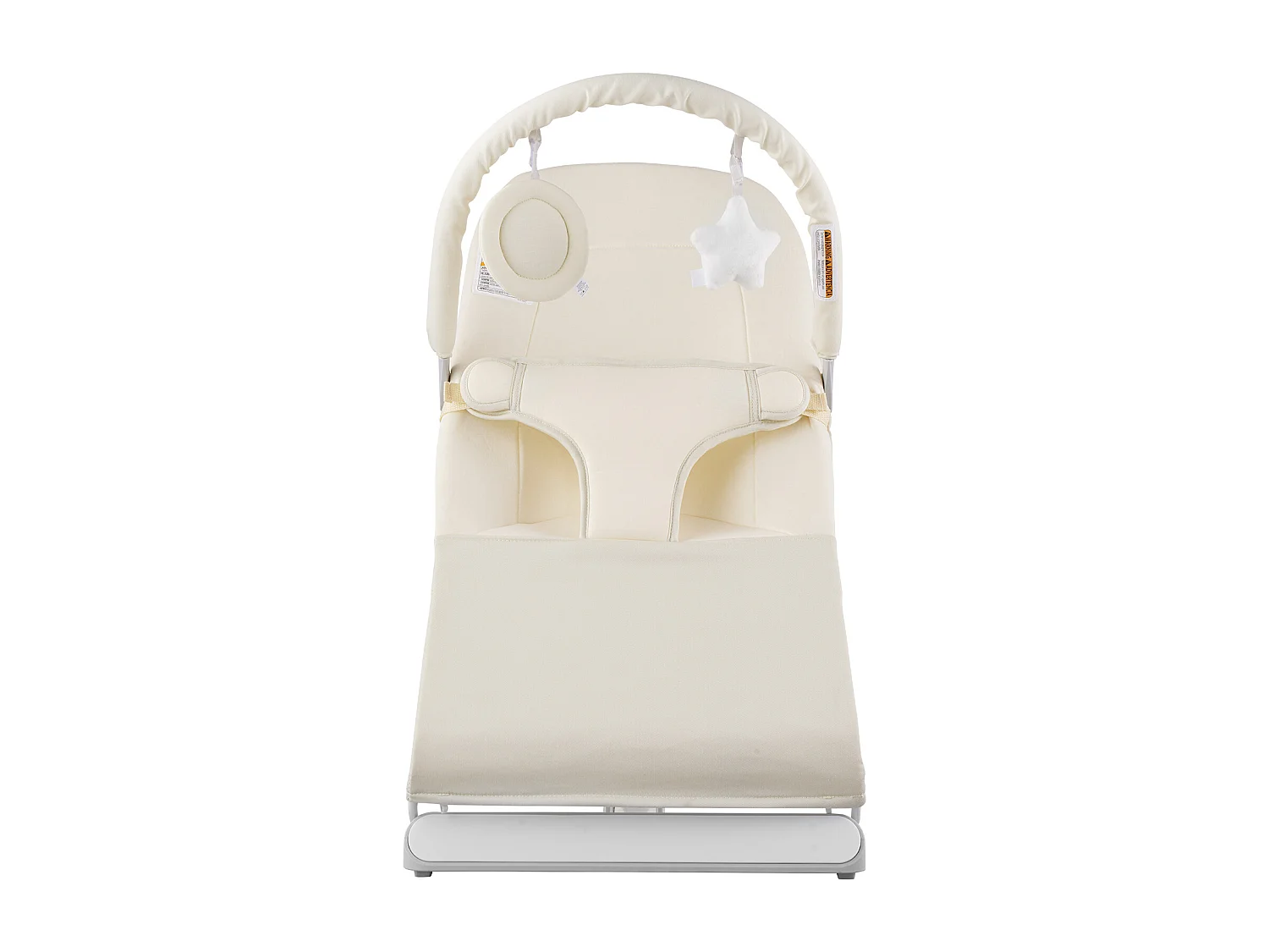 Baby Bouncer, SucceBuy Opvouwbare Baby Bouncer voor Baby's van 0-9 Maanden met Speelstang