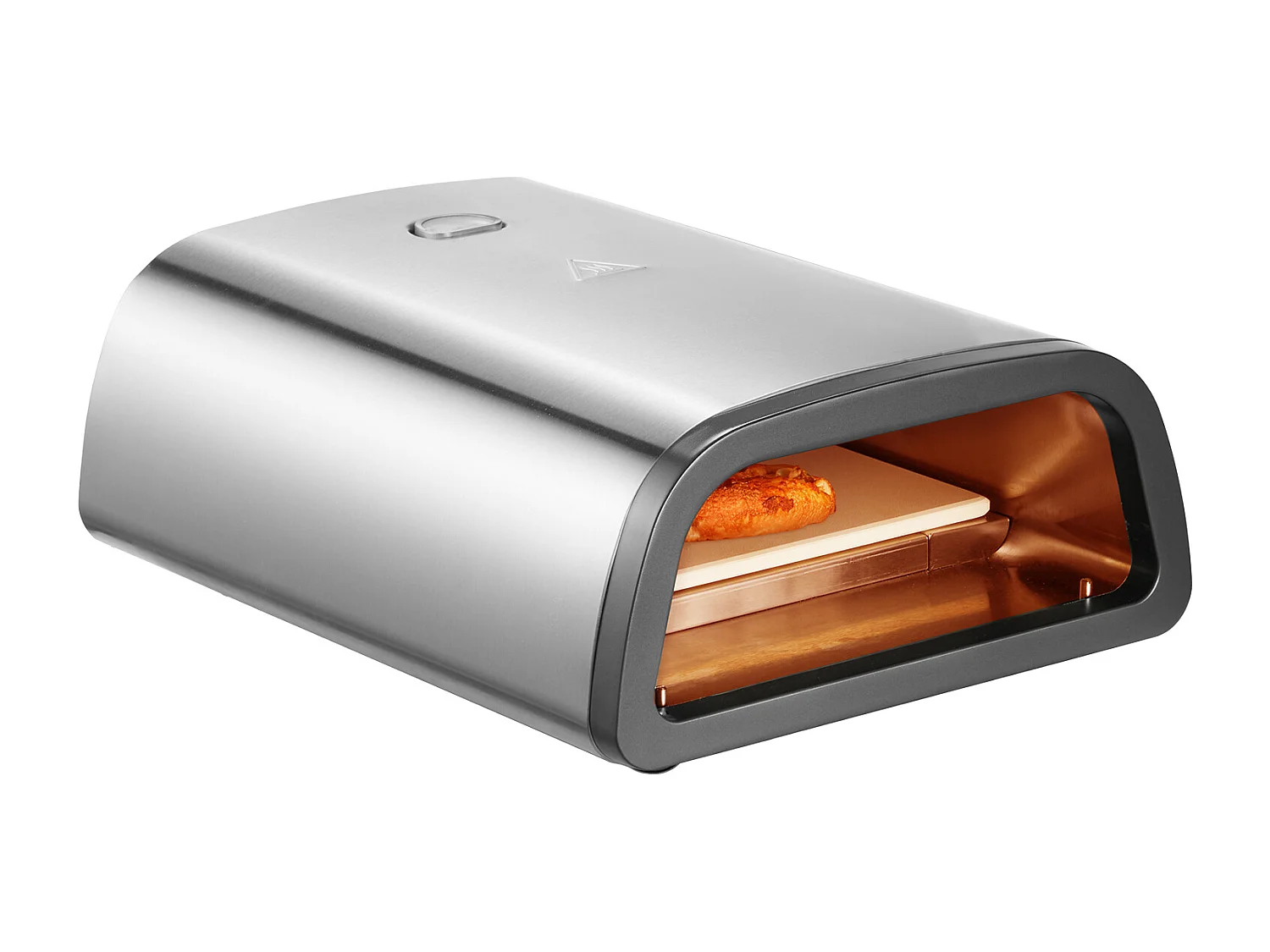 Four à Pizza Électrique SucceBuy - 30cm, Haute Température, Pliable, Acier Inoxydable, Portable pour la Maison et l'Extérieur