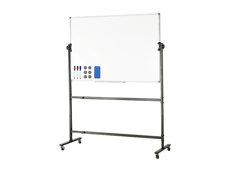 Magnetisches Whiteboard SucceBuy Magnetisches Whiteboard, 118.3 x 76.4 cm, Doppelseitig, Mobil