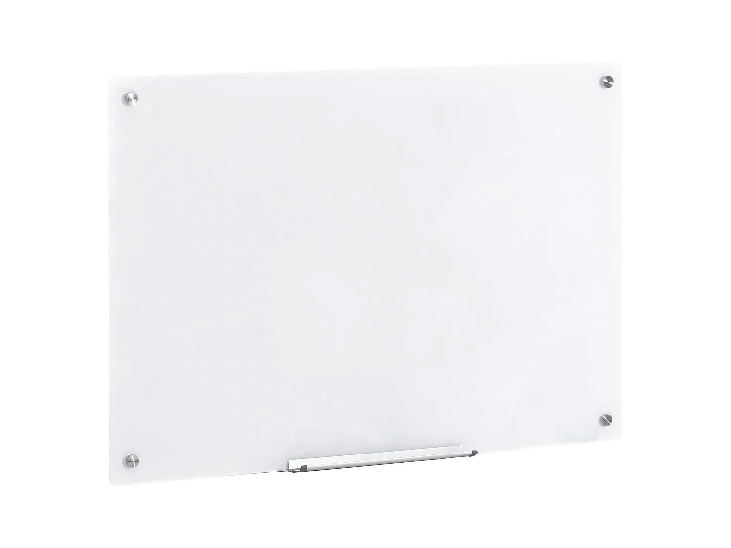 Tableau Blanc Magnétique en Verre SucceBuy, 90 x 60cm, Effaçable à Sec Sans Cadre